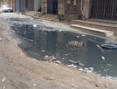 شكاوى من انتشار مياه الصرف بشوارع المطبعة فيصل فى الجيزة