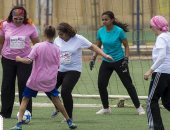 مؤسسة مكافحة سرطان الثدى تنظم مباراة لكرة القدم بين المصابات بالأورام  