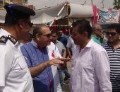 صور.. مدير أمن السويس يقود حملة مرورية وأمنية موسعة بأكبر ميادين المحافظة