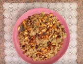 فيديو.. طريقة عمل أرز بالكبد والقوانص والمكسرات فى "أكلة فى خمسة"