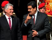 صور..رئيس كوبا الجديد يبدأ أولى جولاته بزيارة فنزويلا لإعلان دعم مادورو