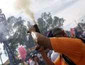 المئات من مؤيدى رئيس نيكاراجوا يتظاهرون تأييدا له بـ"قذائف هاون"