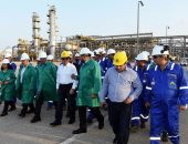 وزير البترول يتفقد سير العمل فى مواقع إنتاج الغاز بمحافظة بورسعيد