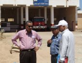 رئيس مدينة أبو رديس بجنوب سيناء يتفقد أعمال خزان الحماية المدنية 