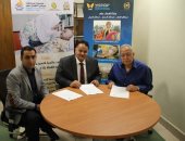 مستشفى 57357 توقع بروتوكول تعاون مع شركة "فلو" لإنشاء محطات تنقية مياه