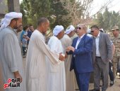  صور .. محافظ الاسماعيلية يعزي أسرة شهيد العملية الشاملة سيناء  2018