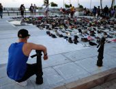 صور.. مواطنو جزيرة بورتريكو فى أمريكا يحيون ذكرى إعصار ماريا