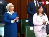 فيديو.. أسرة الرئيس السيسى تشهد مراسم أداء اليمين الدستورية فى البرلمان