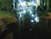 قارئة تشكو من غرق شارع الأنوار المحمدية فى عزبة النخل بمياه الصرف الصحى