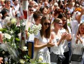 مسيرة فى بروكسل لمطالبة الحكومة بالوفاء بتعهداتها بشأن مكافحة التغير المناخى