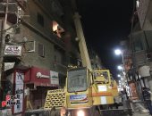 استدعاء ونش عملاق لإزالة عقار طنطا المائل بعد إخلاء 3 منازل بجواره