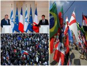 صور.. العالم هذا المساء.. أمريكا: فندق كابيلا يستضيف قمة ترامب وكيم بسنغافورة..ماكرون يحذر من خطر نزاع بعد خطة إيران لزيادة تخصيب اليورانيوم..والبرازيل تغير مواعيد العمل لإتاحة الفرصة للجماهير لمتابعة المونديال