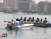 انطلاق حملة "شباب بتحب مصر" لتنظيف نهر النيل بالقاهرة من المخلفات - صور