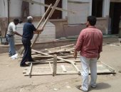 حملة لإزالة التعديات والإشغالات بشوارع مدينة فوه بكفر الشيخ