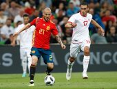 كأس العالم 2018.. تونس تخسر بصعوبة أمام إسبانيا قبل انطلاق المونديال