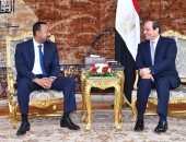 بعد قليل.. مؤتمر صحفى للسيسى ورئيس وزراء إثيوبيا بقصر الاتحادية - صور