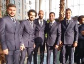 بعثة المنتخب تصل مطار القاهرة استعدادًا للسفر إلى روسيا
