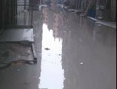 مياه الصرف الصحى تغرق منطقة الزوايدة في الإسكندرية
