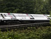 إصابة 14 شخصا إثر انحراف قطار عن مساره فى كوريا الجنوبية