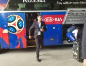 وصول منتخب روسيا إلى ملعب مباراة السعودية فى افتتاح كأس العالم.. صور