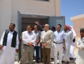 صور.. رئيس شركة مياه مطروح يفتتح محطة تحلية لحل أزمة مياه الشرب بقرية الزويدة