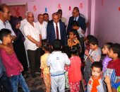 صور.. محافظ شمال سيناء يزور دار الأيتام بحى العبور بالعريش