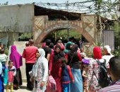 إقبال مواطنى بنى سويف على حديقة حيوان العبور فى أول أيام عيد الفطر 