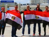 فيديو ..درجة حرارة مرتفعة قبل مباراة مصر والسعودية