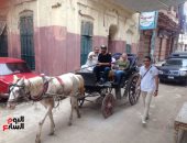 صور.. وفد سياحى يتجول فى شوارع فوه بكفر الشيخ باليوم الثانى لعيد الفطر