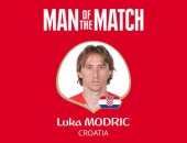 فيديو.. مودريتش أفضل لاعب فى لقاء كرواتيا ونيجيريا بكأس العالم