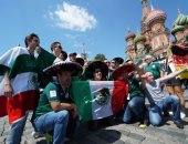 كأس العالم 2018.. جماهير المكسيك تغزو موسكو قبل مواجهة ألمانيا "فيديو"