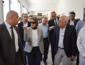 وزيرة الصحة ومحافظ بورسعيد يتفقدان المبنى الإدارى لبدء منظومة التأمين الشامل