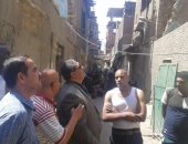 نائب محافظ القاهرة يتفقد أثار حريق السبتية ويقرر توفير أماكن إيواء للمتضررين