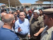 رئيس جهاز حماية المستهلك يتفقد موقف سيارات الأجرة فى رأس البر وكفر سعد