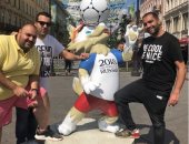 فنانو مصر يؤازرون المنتخب المصرى فى كأس العالم بروسيا