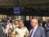 مدير أمن القليوبية يجرى جولة ميدانية بالمواقف العمومية للسيارات