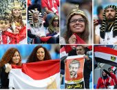 جماهير مصر تؤاز المنتخب أمام روسيا من ملعب كريستوفسكي