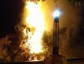 صور.. قارئ يشارك "صحافة المواطن" بصور لحريق محدود بكورنيش النيل فى أسيوط