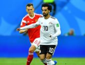 فيديو.. محمد صلاح يهدر فرصة هدف محقق للفراعنة فى مرمى روسيا