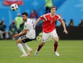 فيديو.. تريزيجيه يشن أخطر هجمات الفراعنة على مرمى روسيا 