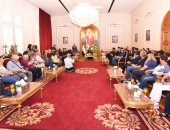 البابا تواضروس يستقبل وفد سياحى لجمعية Unitalsi الإيطالية