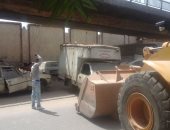 حملات بالشرابية والمطرية لرفع الإشغالات والسيارات المهملة