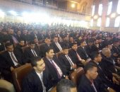 توافد المحامين الجدد على مقر اتحاد عمال مصر لأداء اليمين أمام سامح عاشور