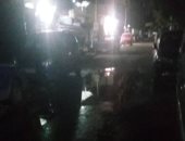 شكوى من غرق شارع الشيخ منصور بعزبة النخل فى مياه الصرف