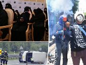 صور.. العالم هذا المساء.. ارتفاع أعداد المصابين على حدود غزة إلى 206 فلسطينيين.. ضحايا تظاهرات نيكاراجوا يصل إلى 212 خلال شهرين.. والسعودية تحتفل بتخريج أول دفعة مفتشات مروريات استعدادا لسريان قرار قيادة المرأة