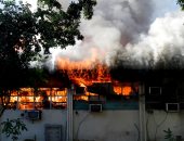 السيطرة على حريقين منفصلين بمزرعة نخيل ومنزل انفجرت به أسطوانة غاز بالخارجة