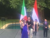 وزيرتا الثقافة والتضامن تشهدان احتفال السفارة المصرية بروما