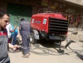 "الصرف الصحى" بالقاهرة ينشئ بئرا جديدة بشارع السويفى فى المطرية