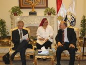 محافظ القاهرة يستقبل عمدة فرانكفورت والوفد المرافق له
