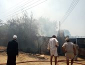 حريق يلتهم 10 منازل بمركز أبنوب بأسيوط دون خسائر بشرية